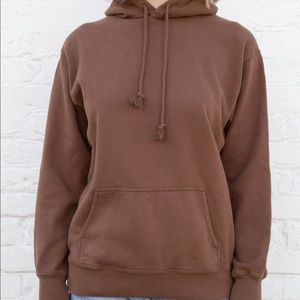 Brown brandy melville hoodie
